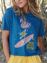 Single Flamingo Boxy Tee