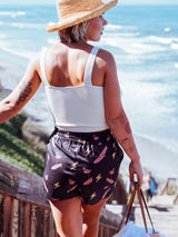Single Flamingo Aloha Shorts