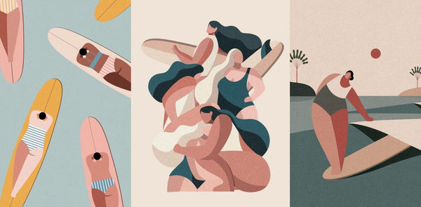 Meet Artist Jeanne Beuvin of Les Filles Du Surf