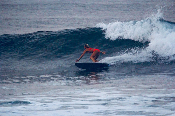 Surfing El Salvador with Her Waves