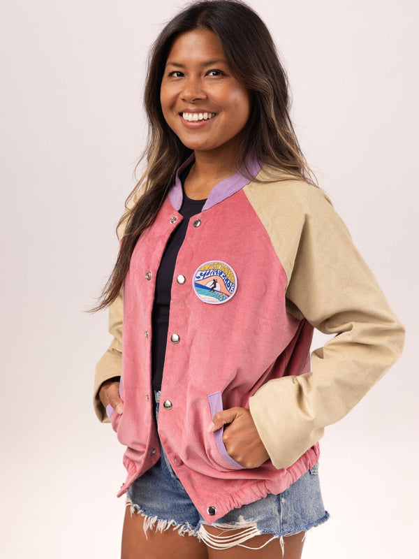 Surf Club Corduroy Jacket - Rose