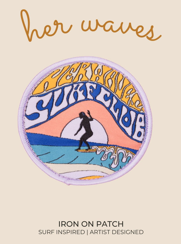 Surf Club Iron-On Patch