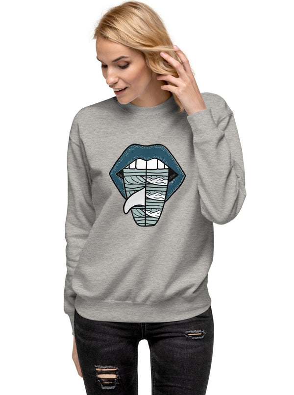 Rolling Single Waves Crewneck