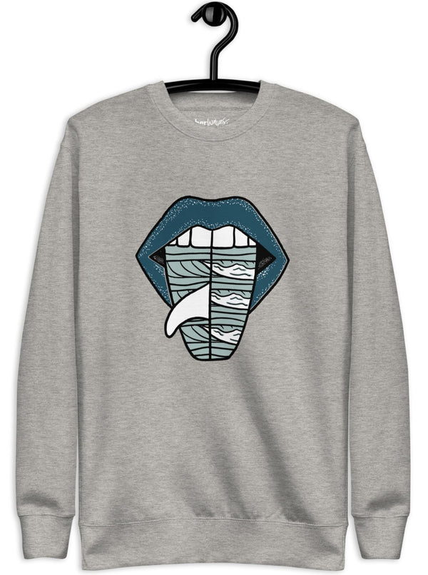 Rolling Single Waves Crewneck