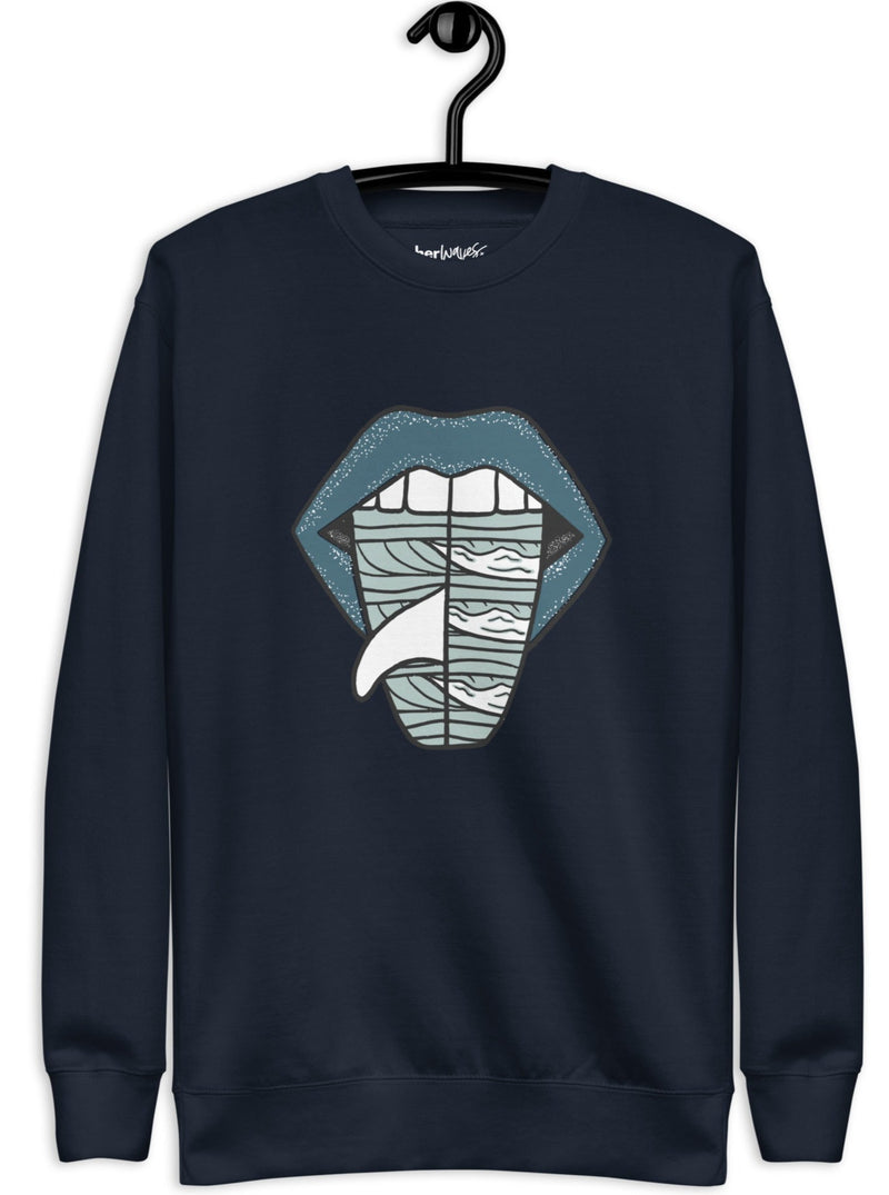 Rolling Single Waves Crewneck