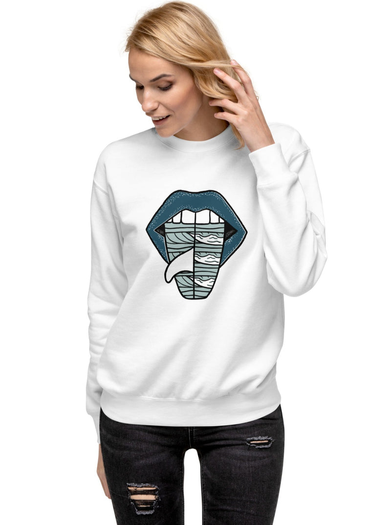Rolling Single Waves Crewneck