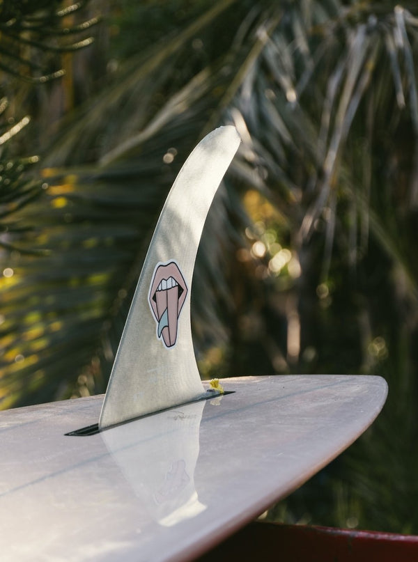 Her Waves Surf Sticker Single Fin