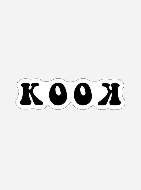 Her Waves Kook surf sticker