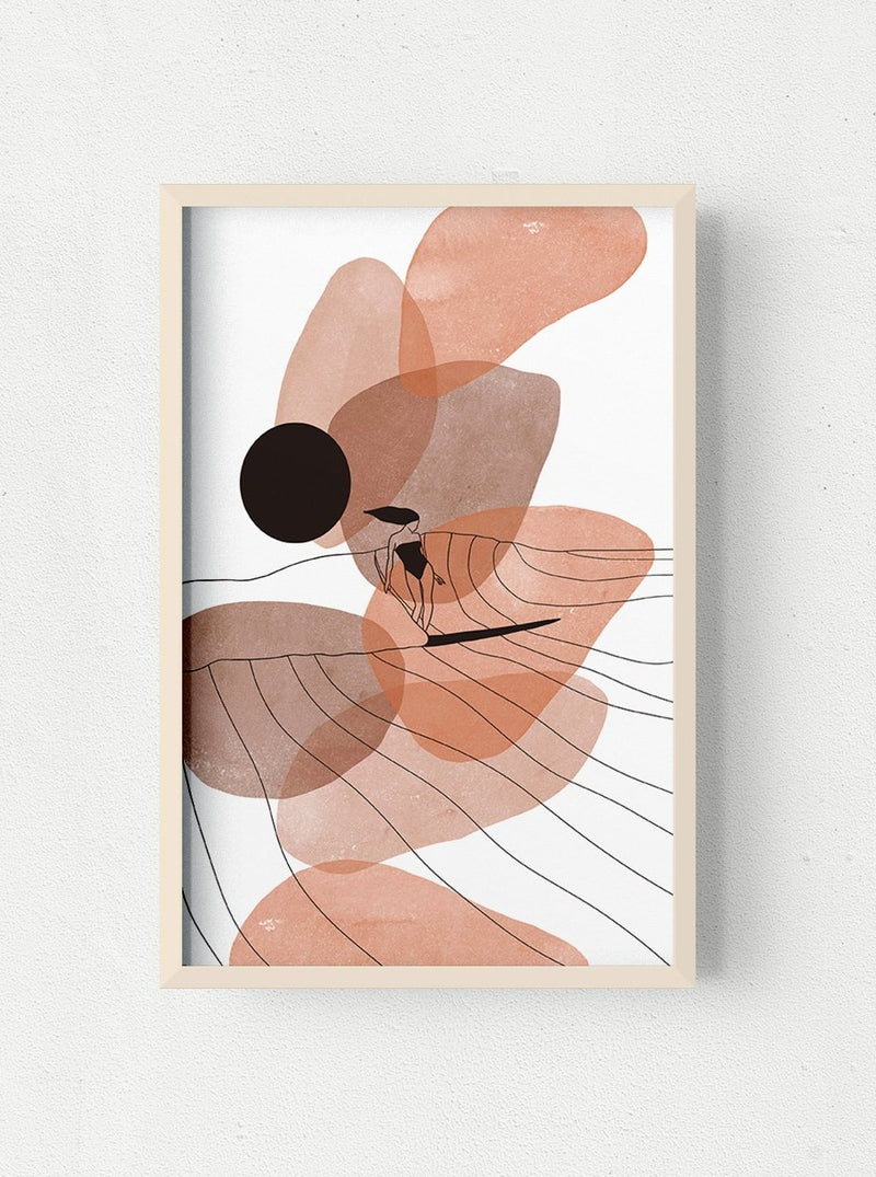surf art by Michi Pichel her waves